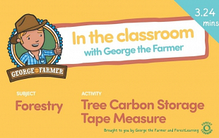 George the Farmer - In the Classroom: Tree Carbon Storage Tape Measure video