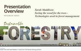 Forester Time with Sarah Maddison – Forest Tech: GIS, Remote Sensing and UAVs